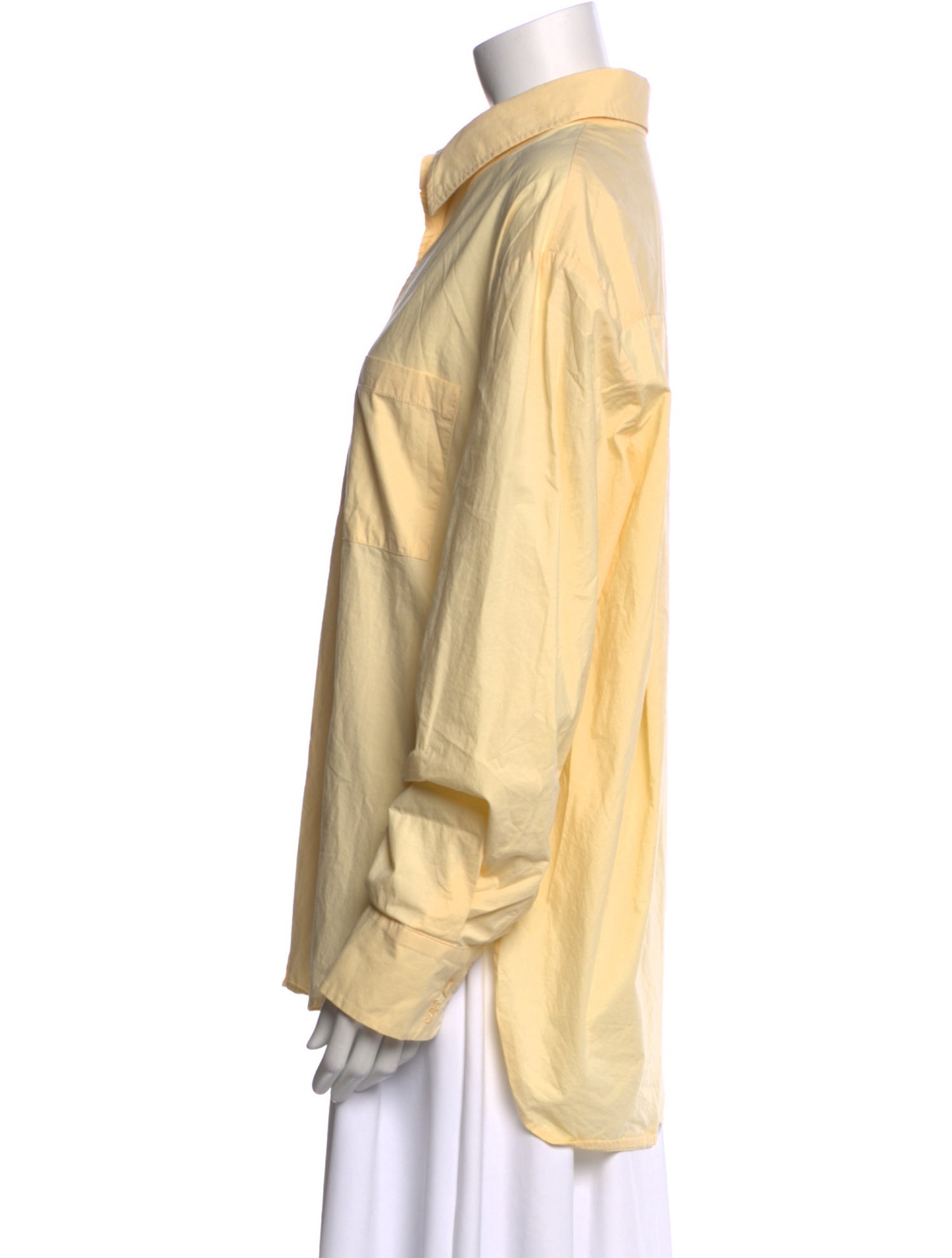 The Frankie Shop Long Sleeve Button-Up Top