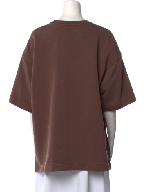 The Frankie Shop Crew Neck Three-Quarter Sleeve T-Shirt
