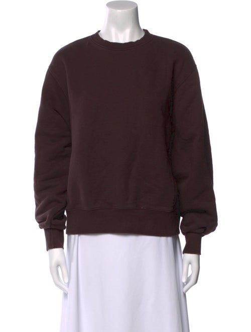 The Frankie Shop Crew Neck Long Sleeve Sweatshirt