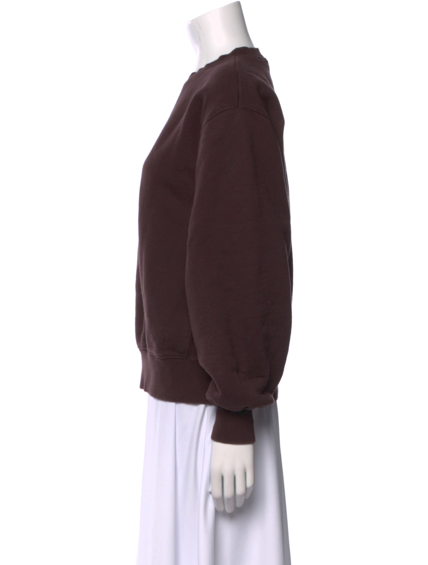 The Frankie Shop Crew Neck Long Sleeve Sweatshirt