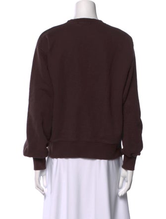 The Frankie Shop Crew Neck Long Sleeve Sweatshirt