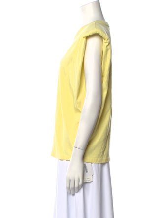 The Frankie Shop Scoop Neck Short Sleeve T-Shirt