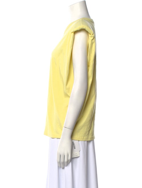 The Frankie Shop Scoop Neck Short Sleeve T-Shirt