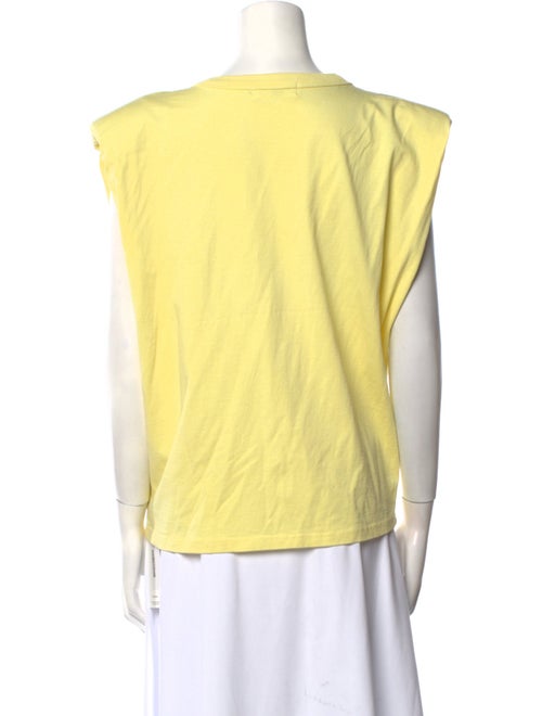 The Frankie Shop Scoop Neck Short Sleeve T-Shirt