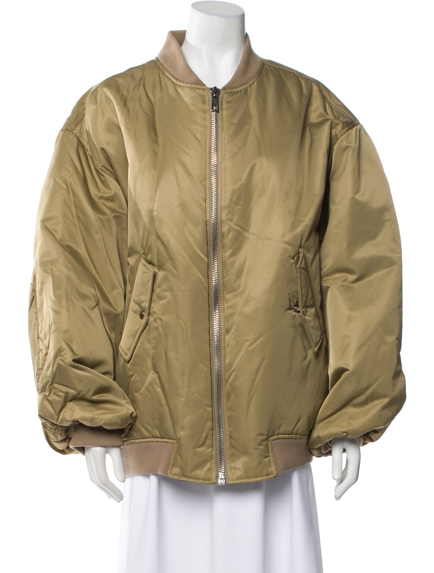 The Frankie Shop Nylon Bomber Jacket