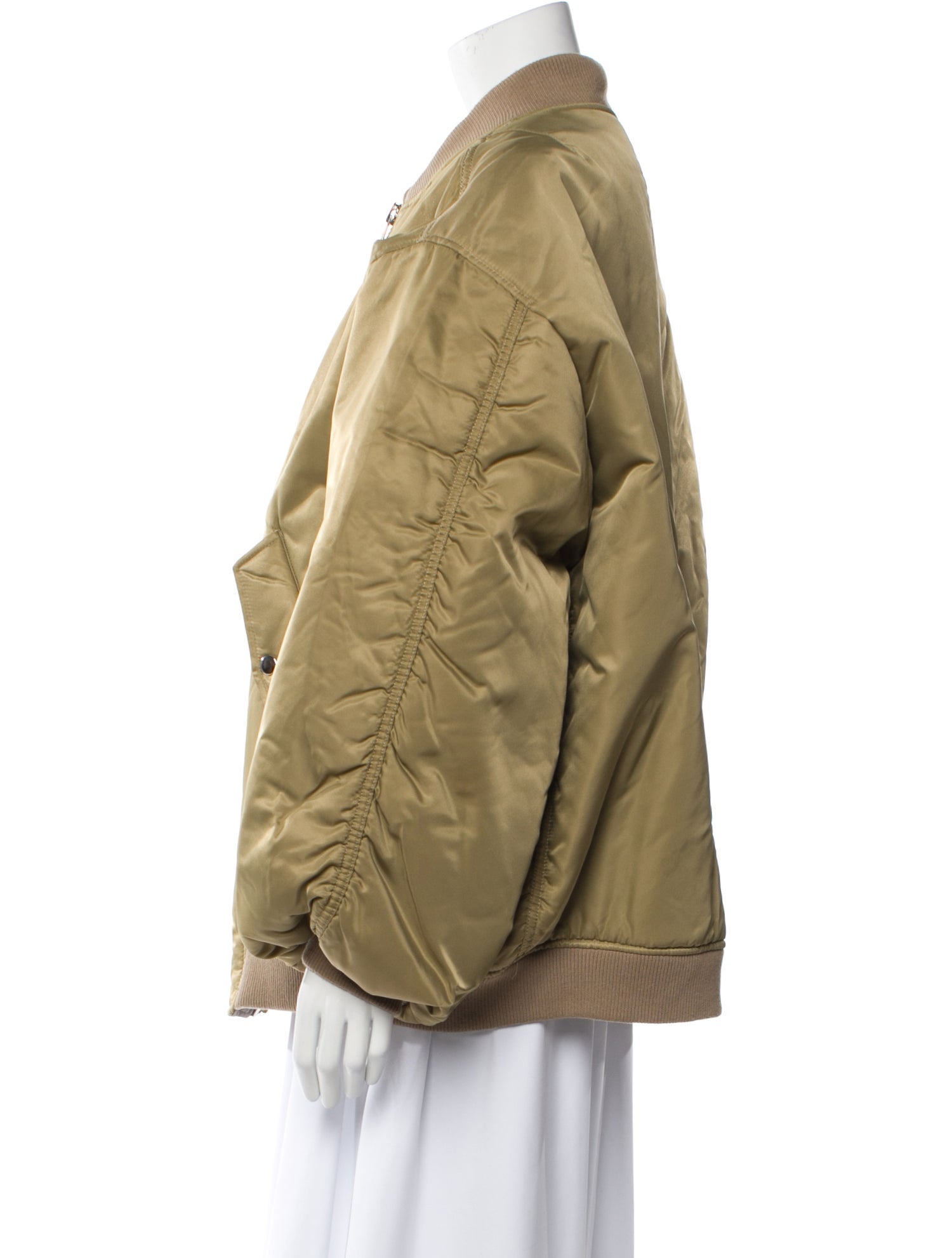 The Frankie Shop Nylon Bomber Jacket