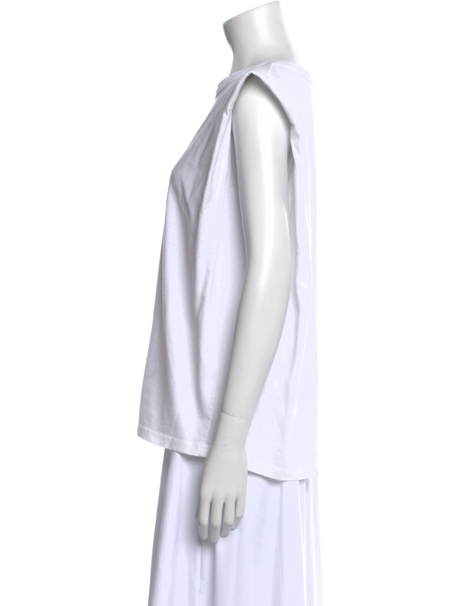 The Frankie Shop Bateau Neckline Sleeveless Top