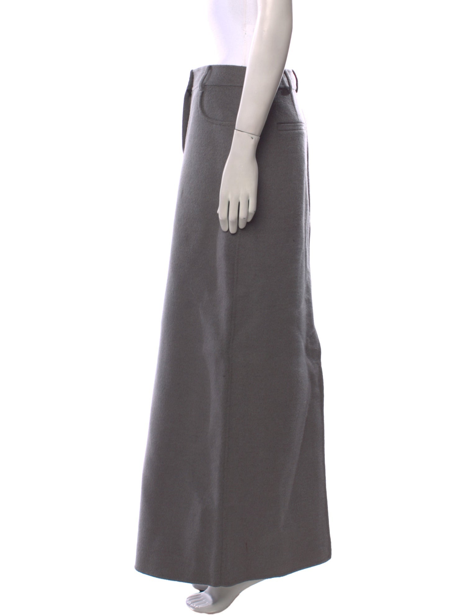 The Frankie Shop Wool Long Skirt