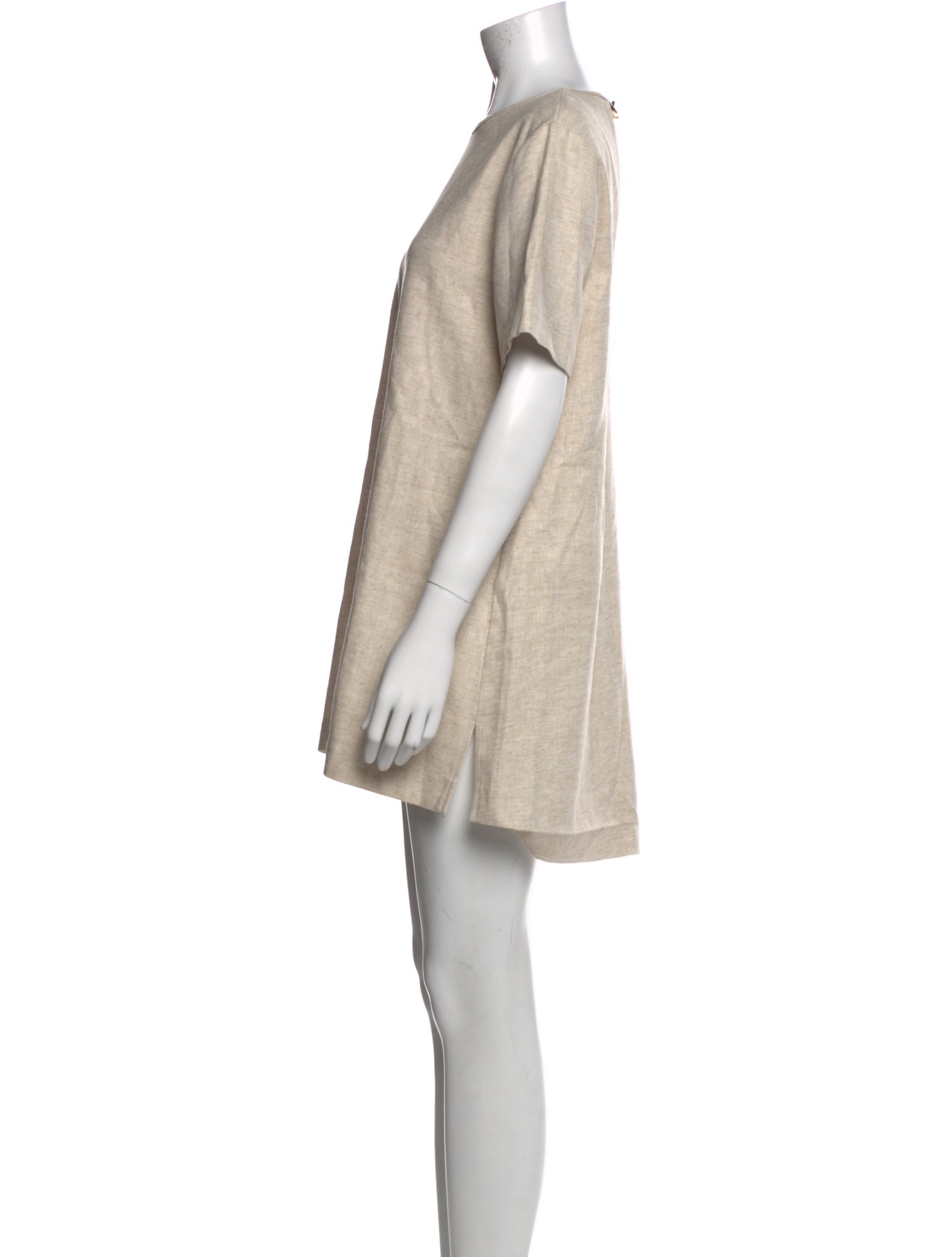 The Frankie Shop Linen Mini Dress