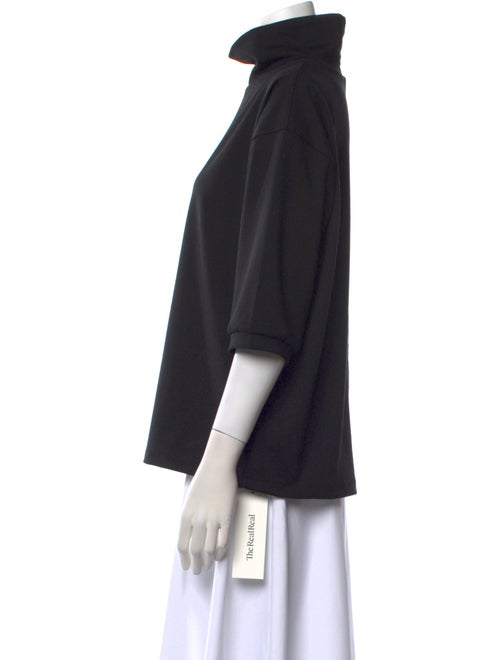 The Frankie Shop Turtleneck Three-Quarter Sleeve Sweatshirt