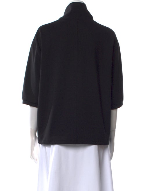 The Frankie Shop Turtleneck Three-Quarter Sleeve Sweatshirt