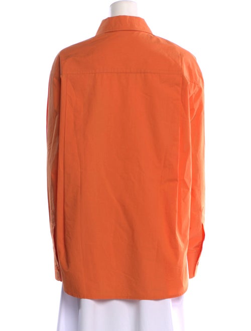 The Frankie Shop Long Sleeve Button-Up Top