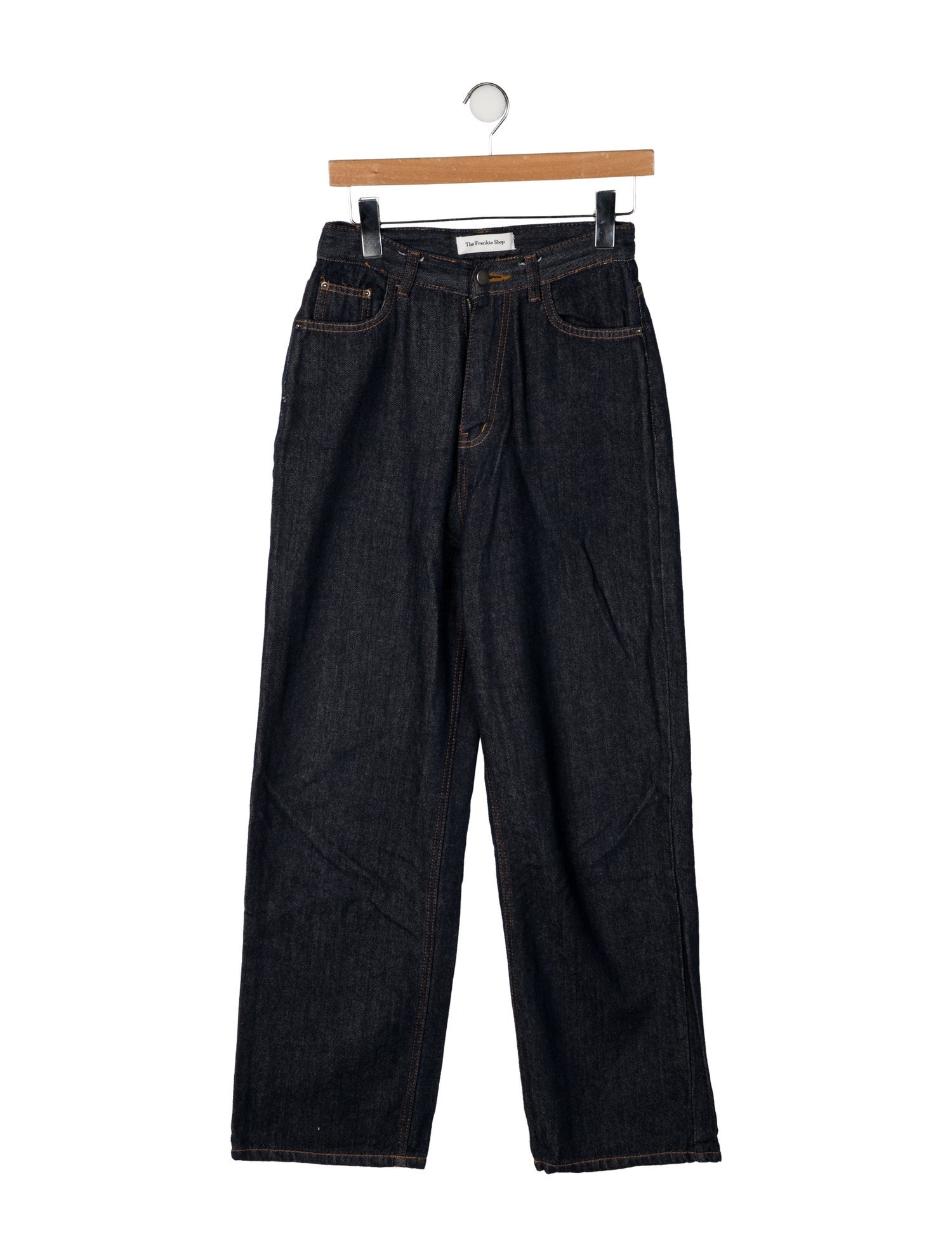 The Frankie Shop High-Rise Wide Leg Jeans