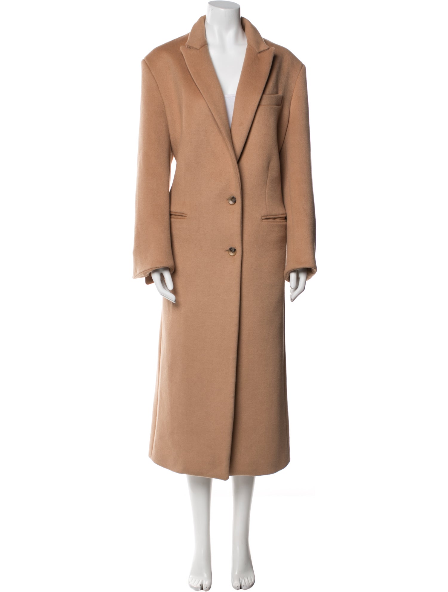 The Frankie Shop Wool Trench Coat