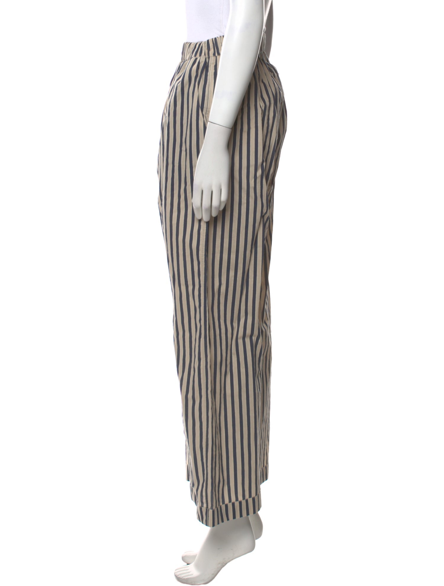 The Frankie Shop Striped Wide Leg Pants