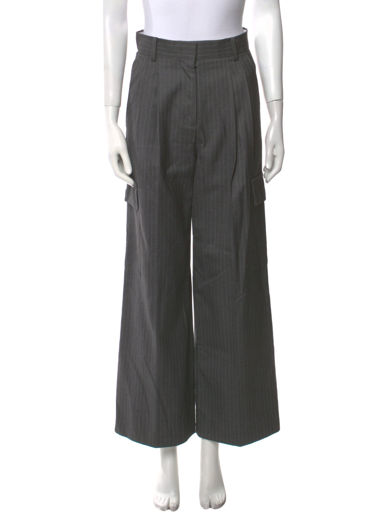 The Frankie Shop Striped Wide Leg Pants