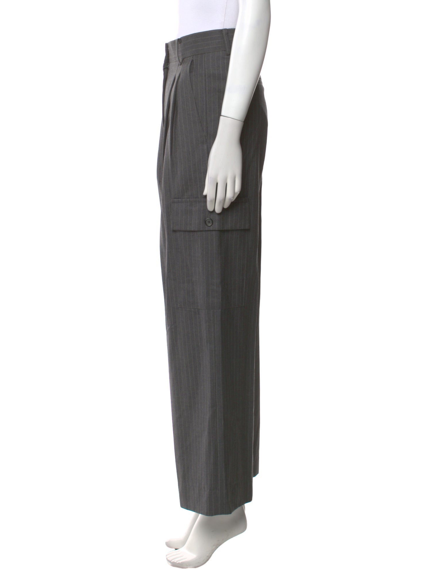 The Frankie Shop Striped Wide Leg Pants