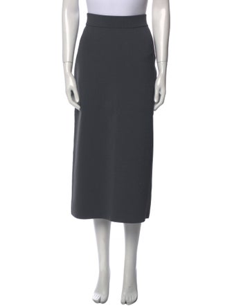 The Frankie Shop Wool Midi Length Skirt