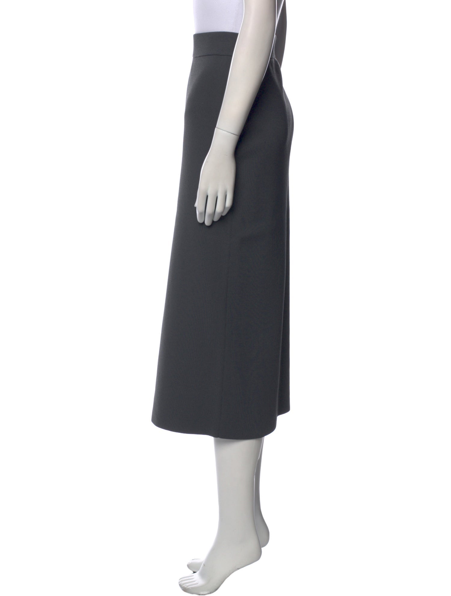 The Frankie Shop Wool Midi Length Skirt