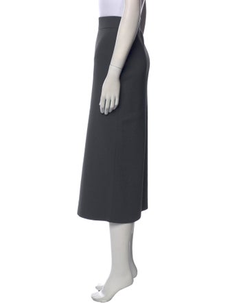 The Frankie Shop Wool Midi Length Skirt
