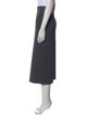 The Frankie Shop Wool Midi Length Skirt