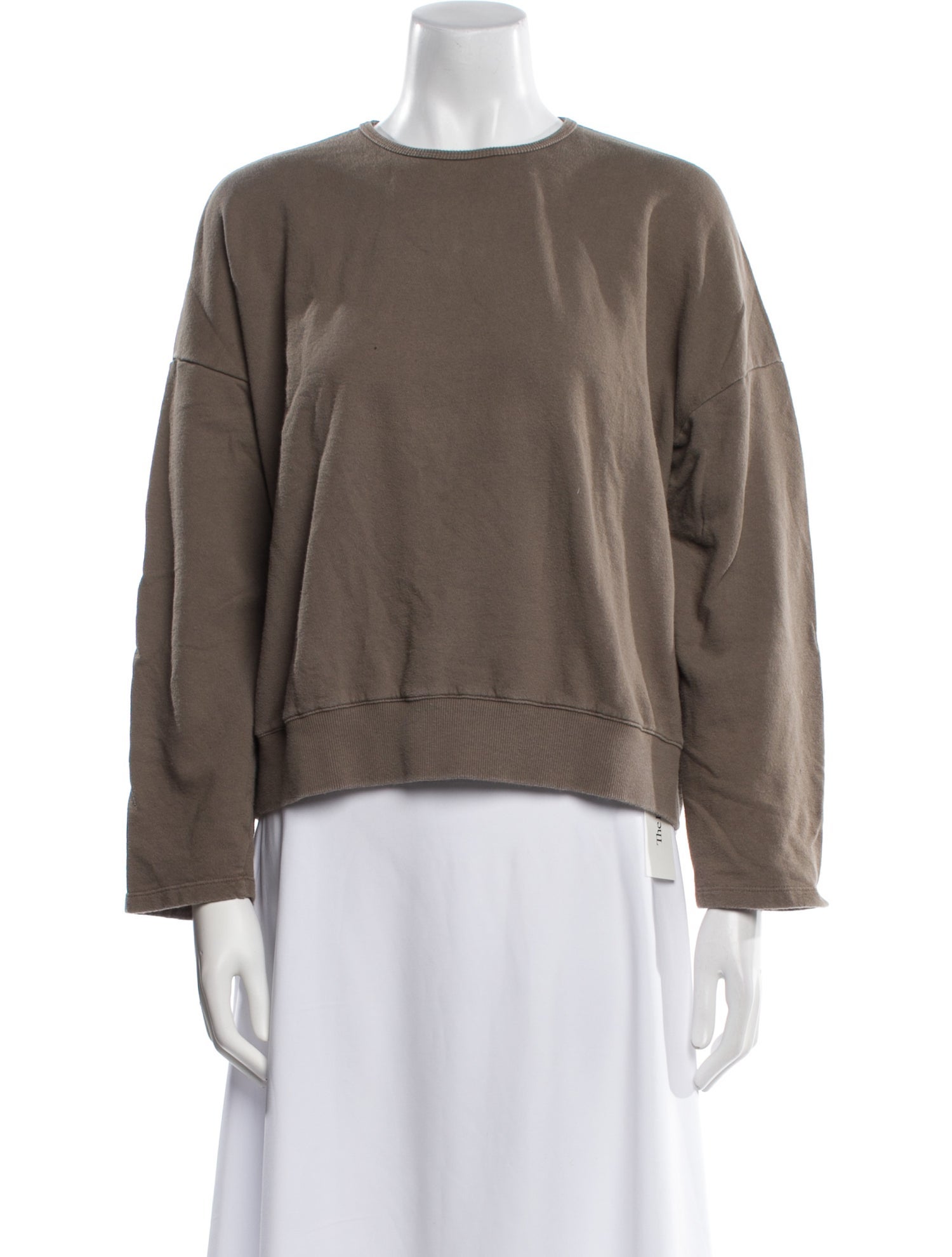 The Frankie Shop Crew Neck Long Sleeve Sweatshirt