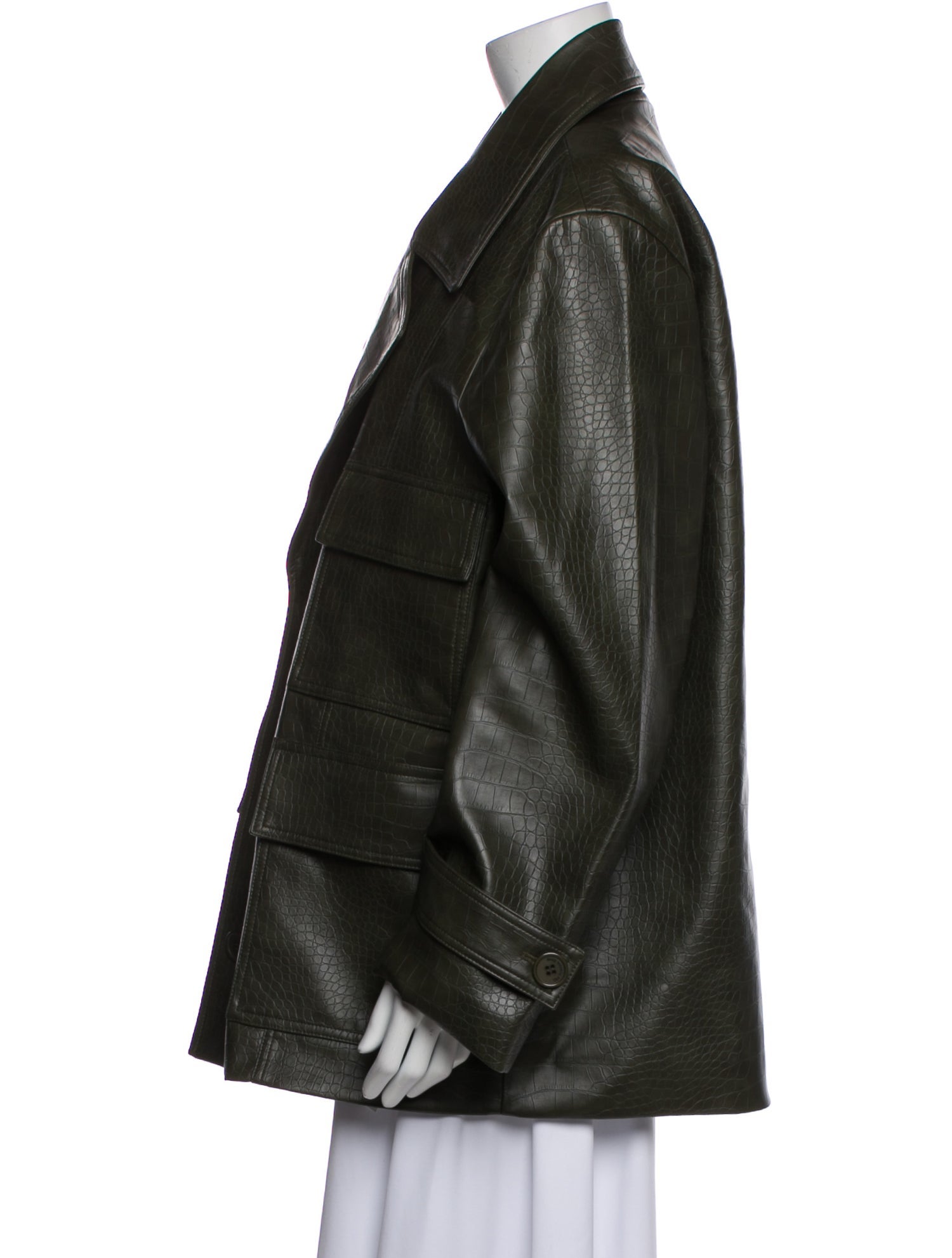 The Frankie Shop Faux Leather Jacket