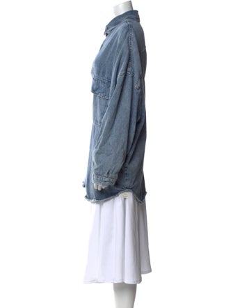 The Frankie Shop Long Sleeve Button-Up Top