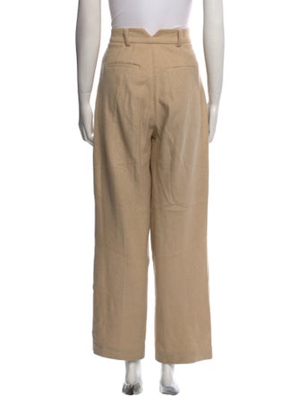 The Frankie Shop Wool Straight Leg Pants