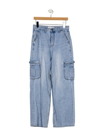 The Frankie Shop High-Rise Wide Leg Jeans