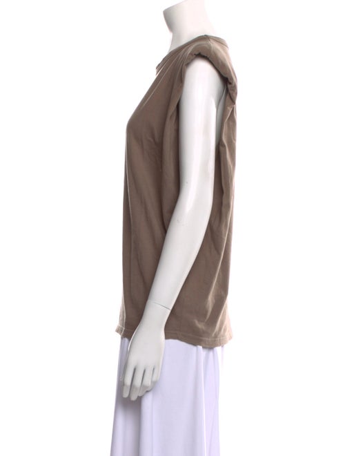 The Frankie Shop Crew Neck Short Sleeve Blouse