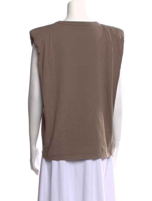 The Frankie Shop Crew Neck Short Sleeve Blouse