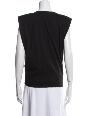 The Frankie Shop Crew Neck Sleeveless Top