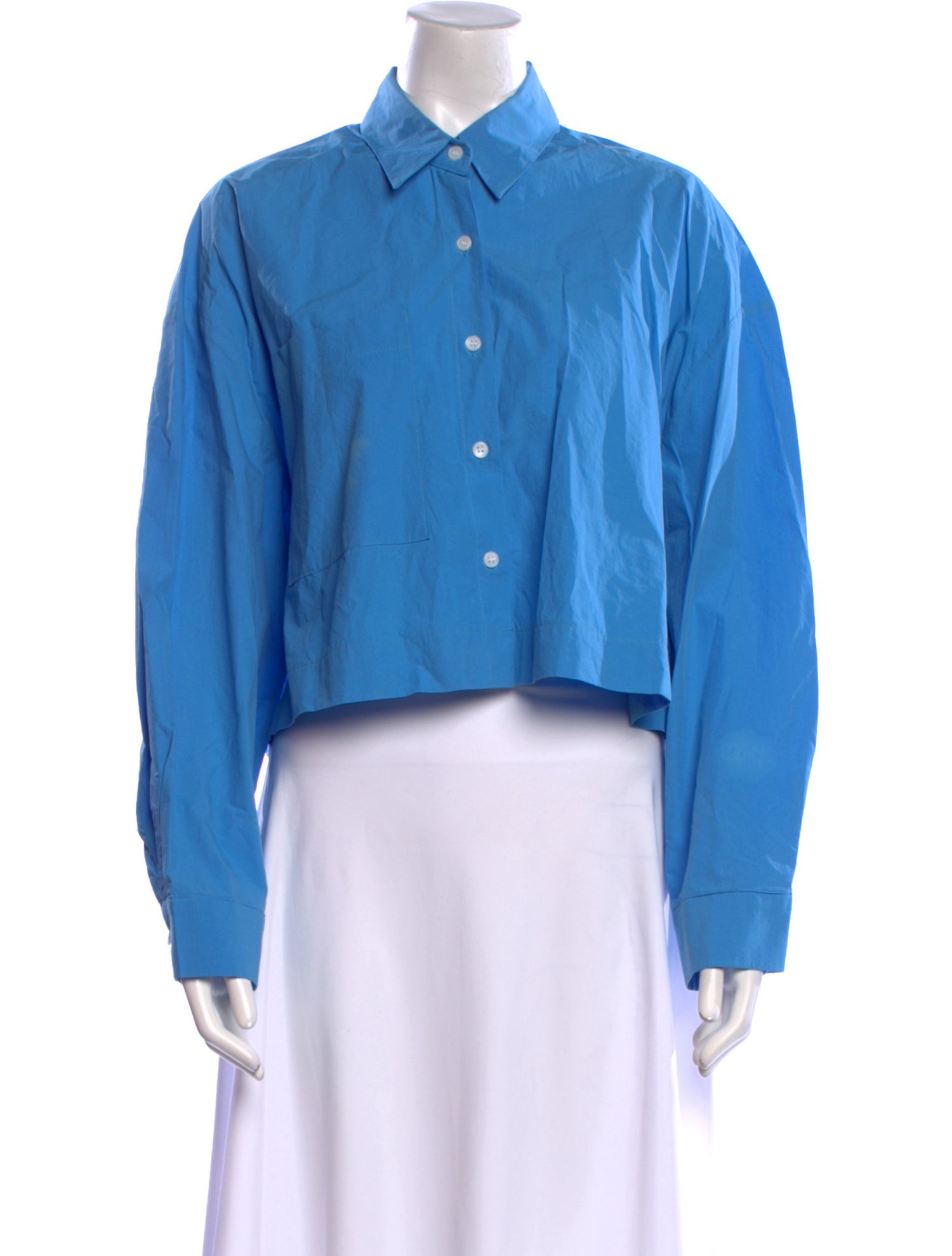 The Frankie Shop Long Sleeve Crop Top