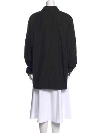 The Frankie Shop Long Sleeve Button-Up Top