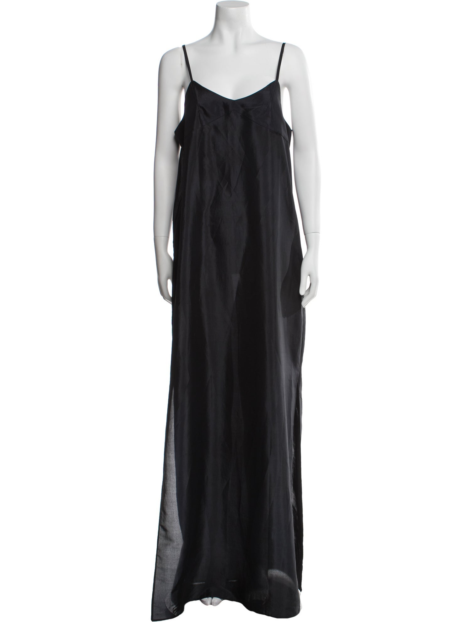 The Frankie Shop V-Neck Long Dress