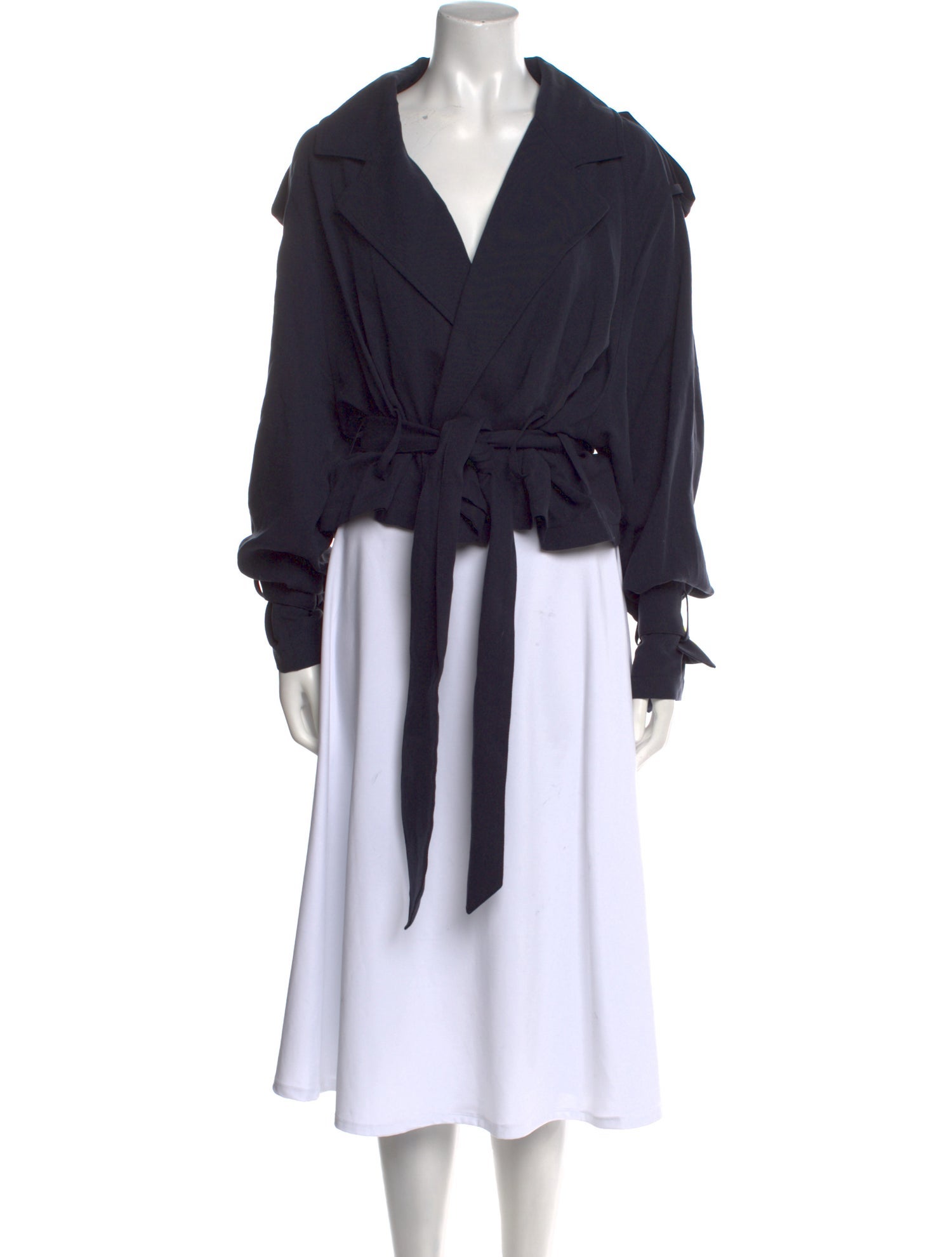 The Frankie Shop Silk V-Neck Blouse