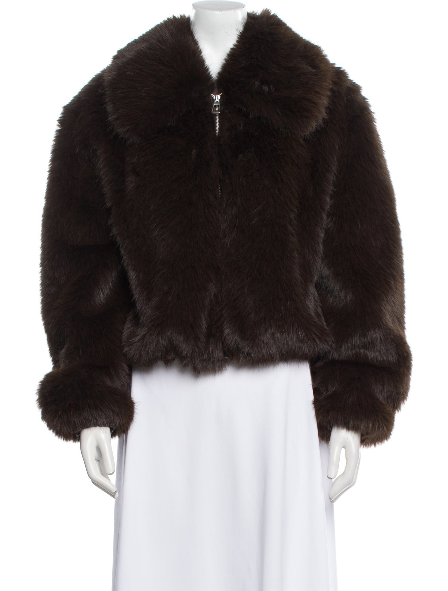The Frankie Shop Faux Fur Faux Fur Jacket w/ Tags