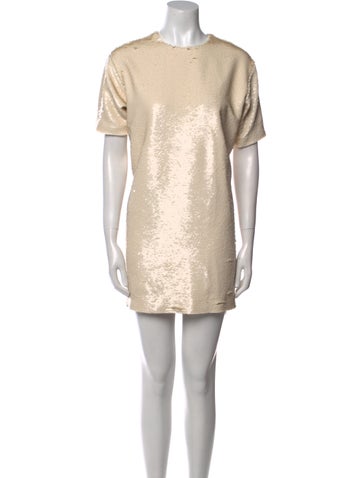 The Frankie Shop Crew Neck Mini Dress