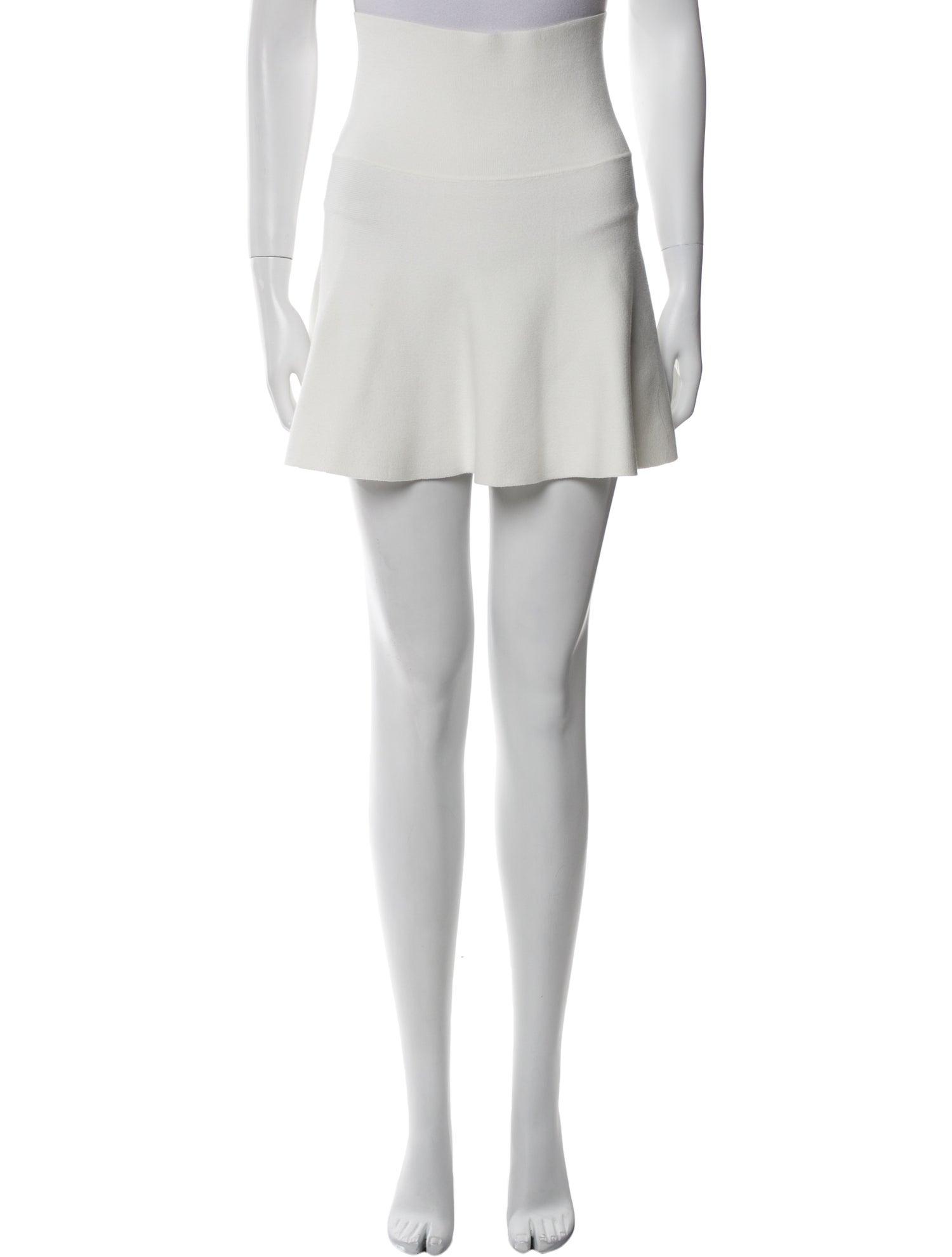 The Frankie Shop Pleated Accents Mini Skirt