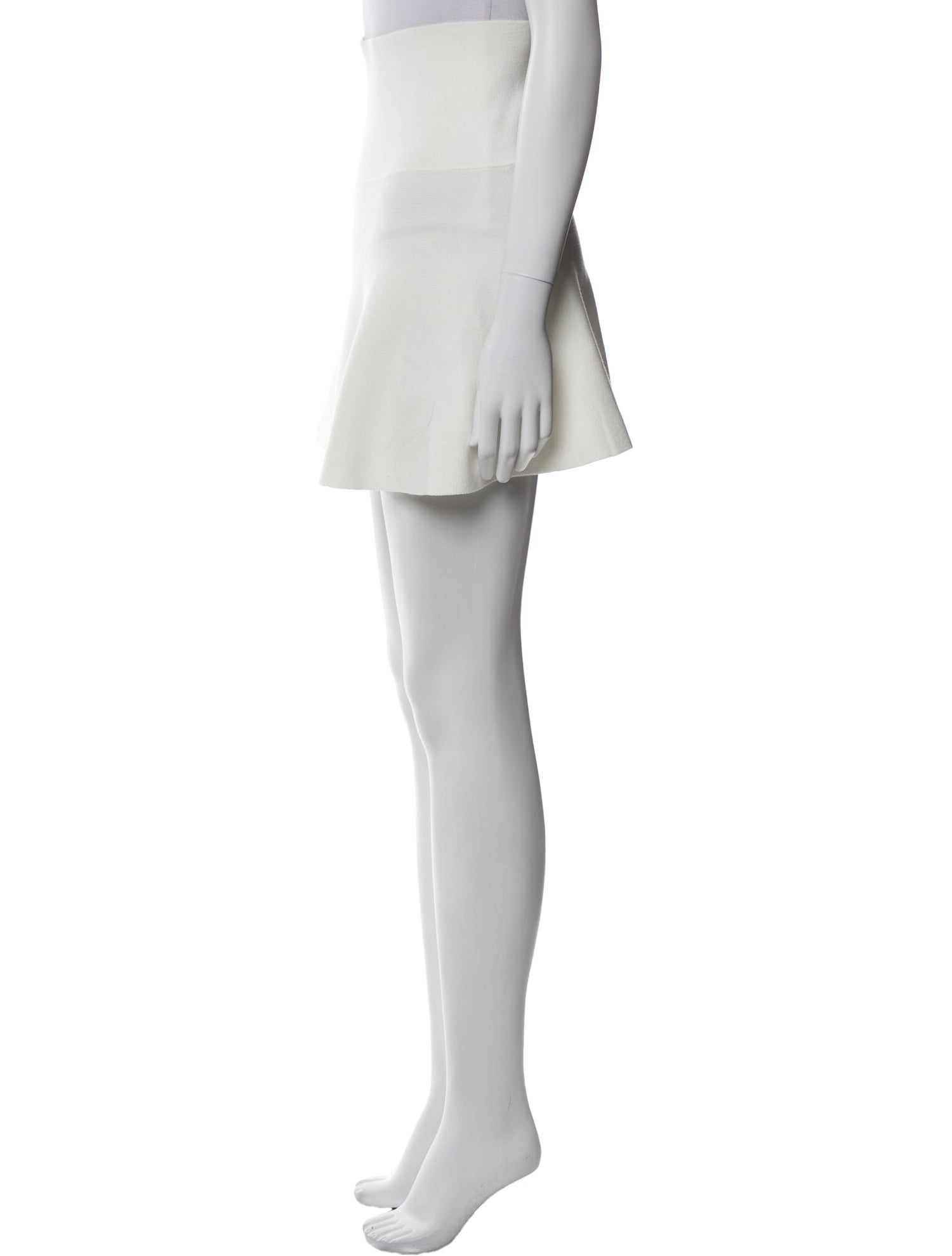 The Frankie Shop Pleated Accents Mini Skirt