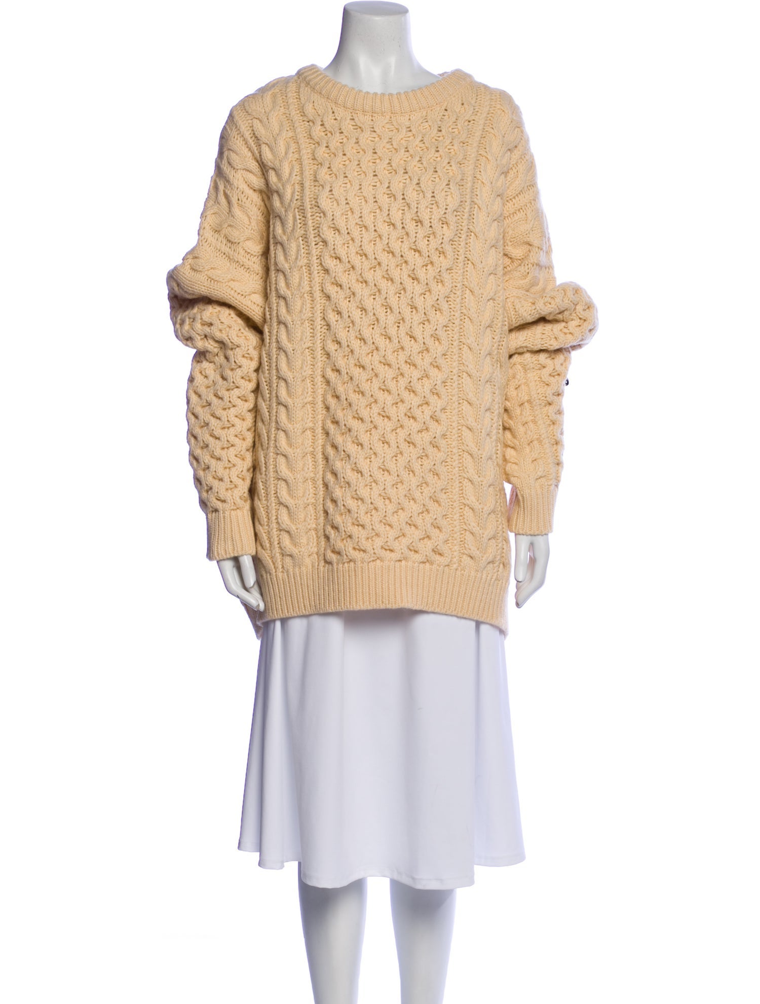 The Frankie Shop Scoop Neck Long Sleeve Sweatshirt