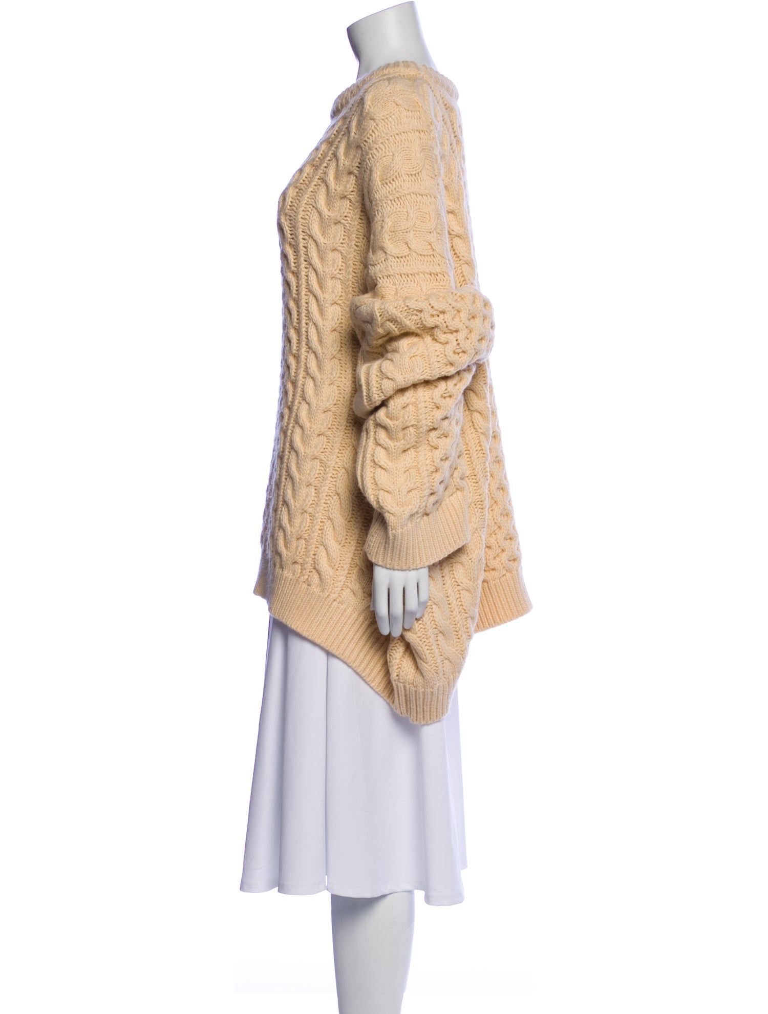 The Frankie Shop Scoop Neck Long Sleeve Sweatshirt