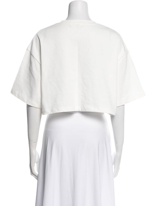 The Frankie Shop Crew Neck Short Sleeve Crop Top