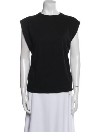 The Frankie Shop Crew Neck Short Sleeve Top