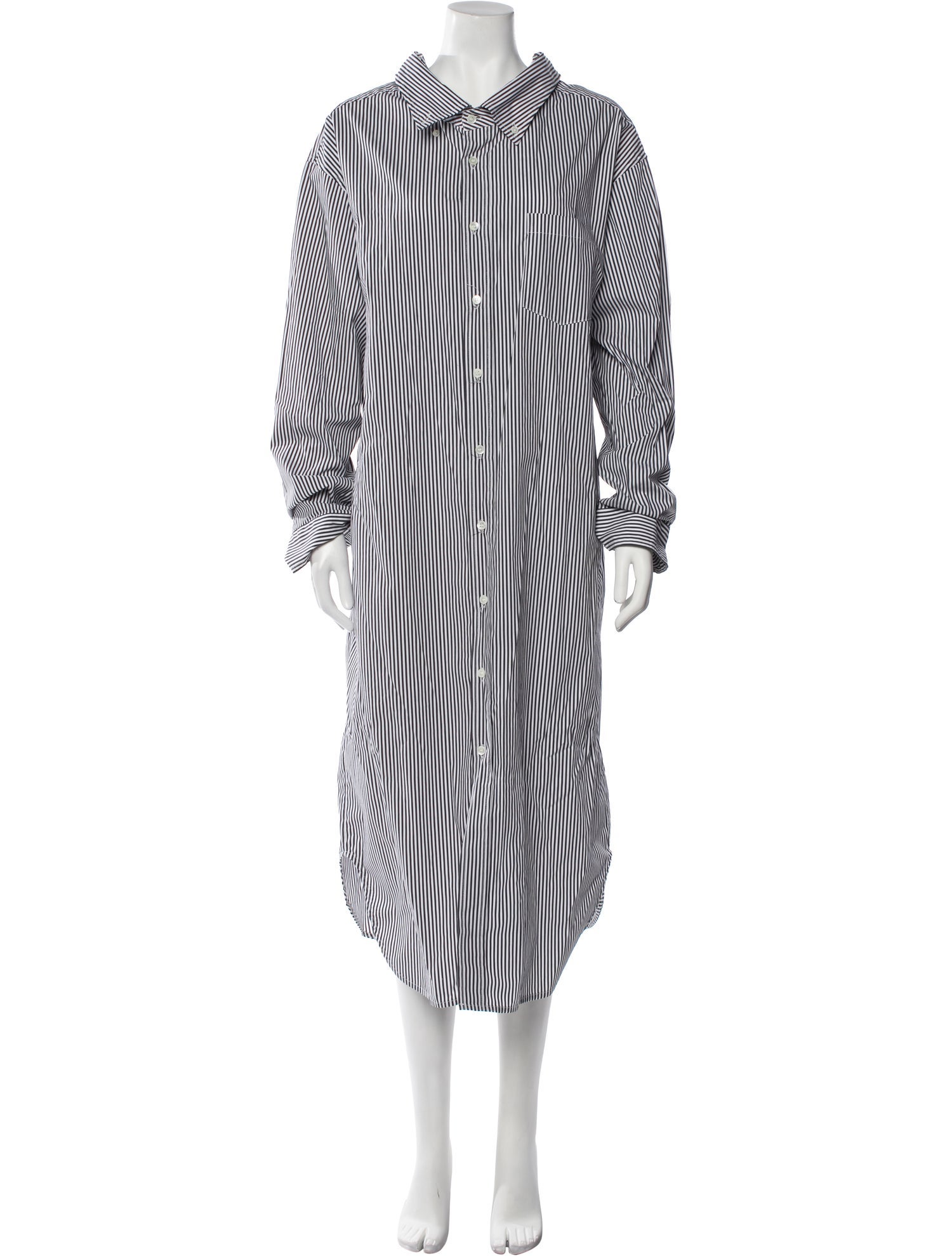 The Frankie Shop Striped Long Dress