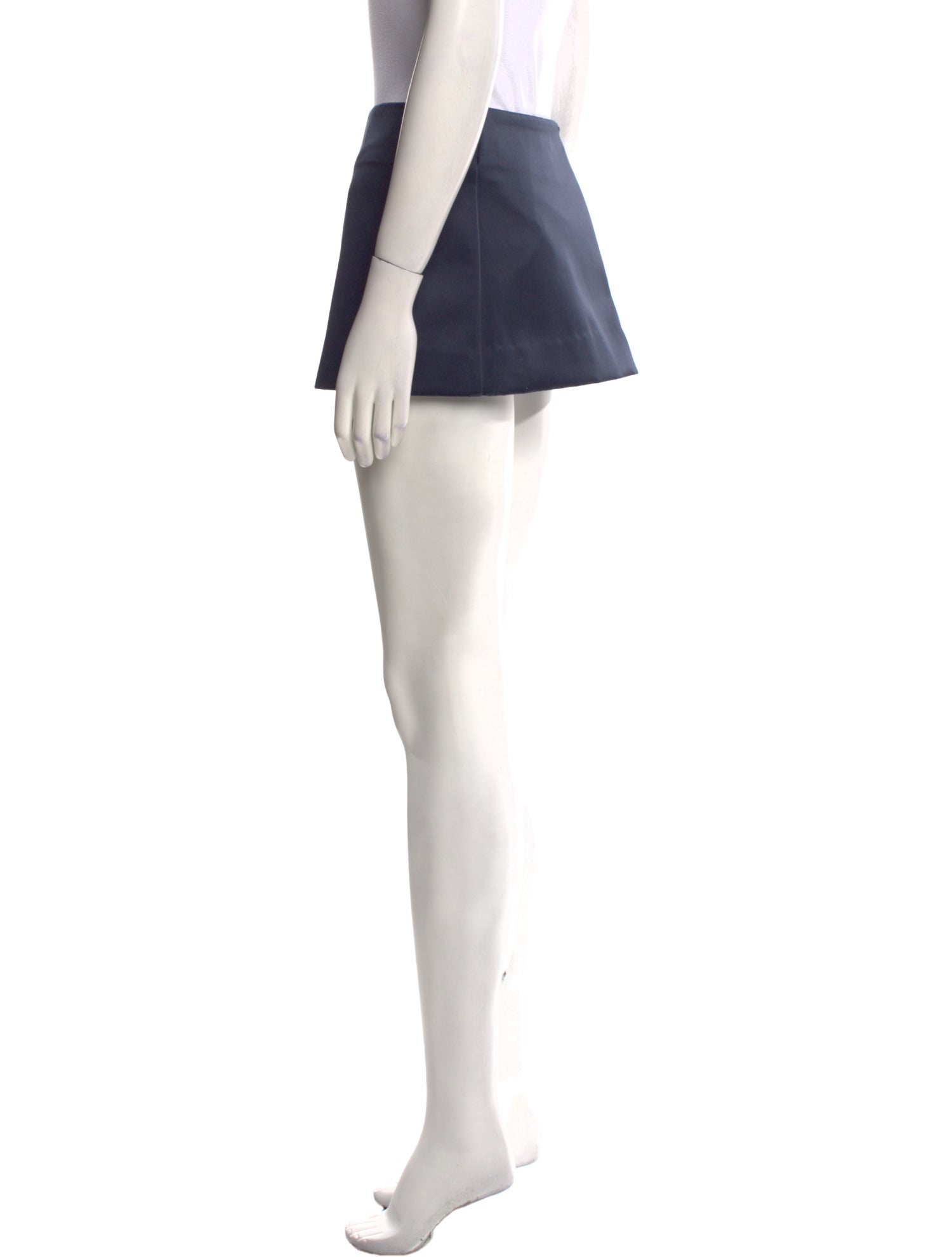 The Frankie Shop Pleated Accents Mini Skirt