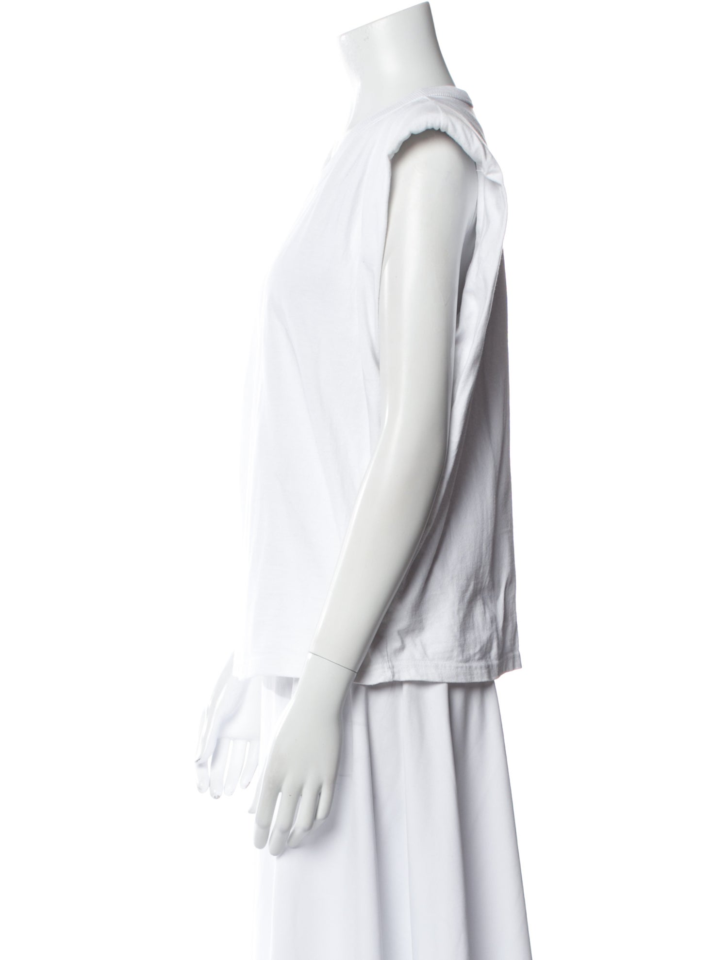 The Frankie Shop Crew Neck Sleeveless Top