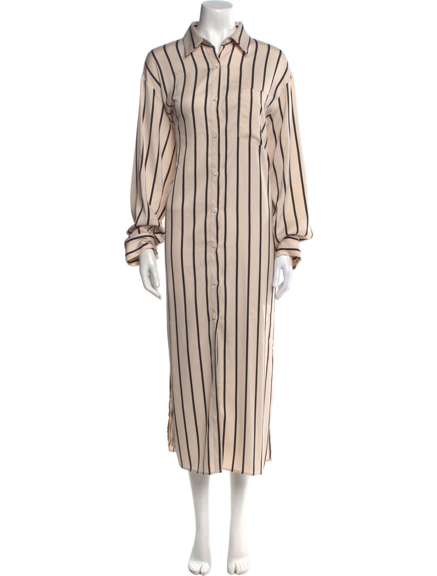 The Frankie Shop Striped Long Dress