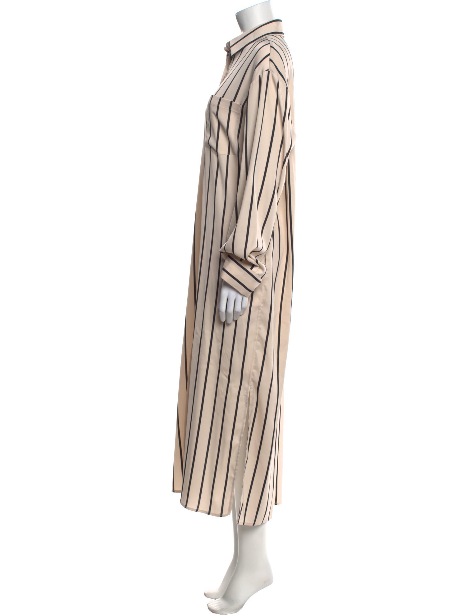 The Frankie Shop Striped Long Dress